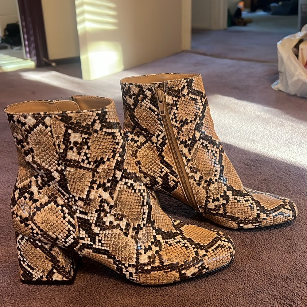 Steve Madden Snake Embossed Bootie